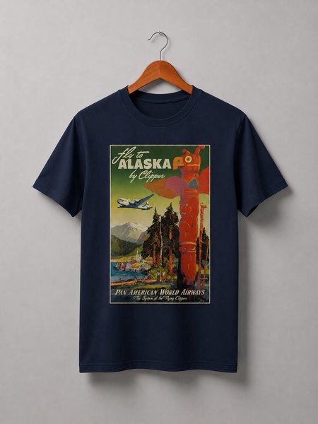 Футболка ALASKA — Fly by Clipper (Синий)