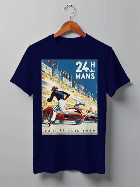 Футболка 24 H du Mans 1959 (Синий)