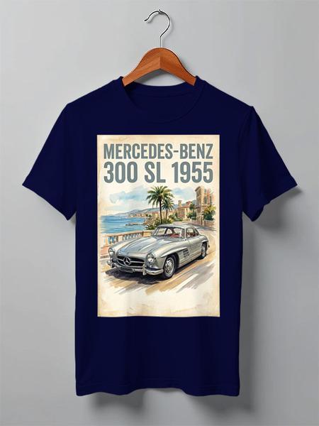 Футболка Mercedes-Benz 300 SL 1955 (Синий)
