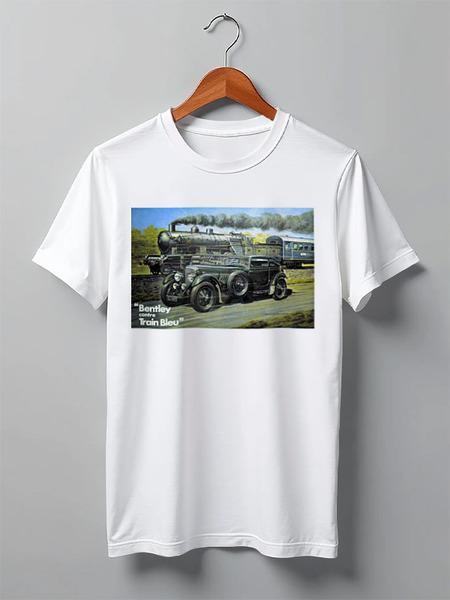 Футболка Bentley contre Train Bleu (Белый)