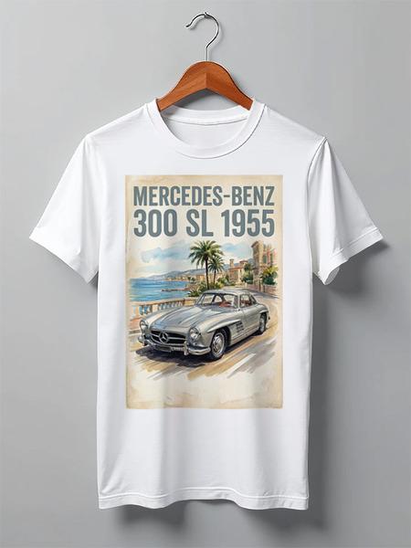 Футболка Mercedes-Benz 300 SL 1955 (Белый)
