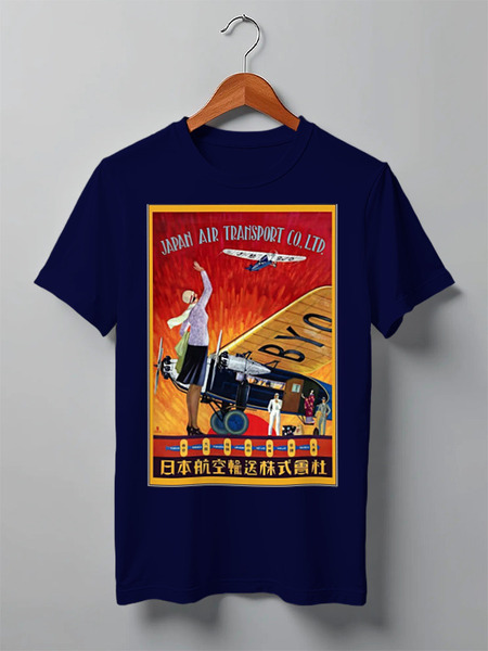 Футболка Japan Air Transport (Синий)