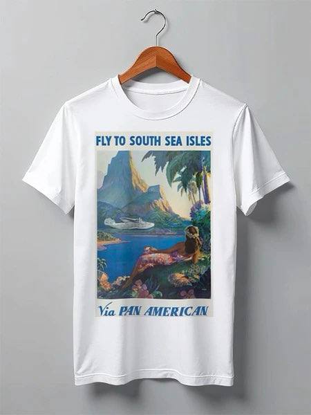 Футболка Fly to South Sea Isles (Белый)