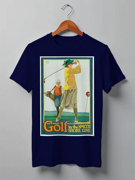 Футболка Golf by the North Shore Line (Синий)