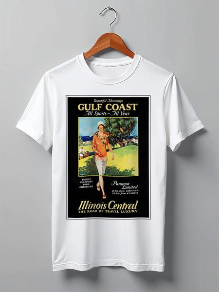 Футболка Gulf Coast — Illinois Central (Белый)