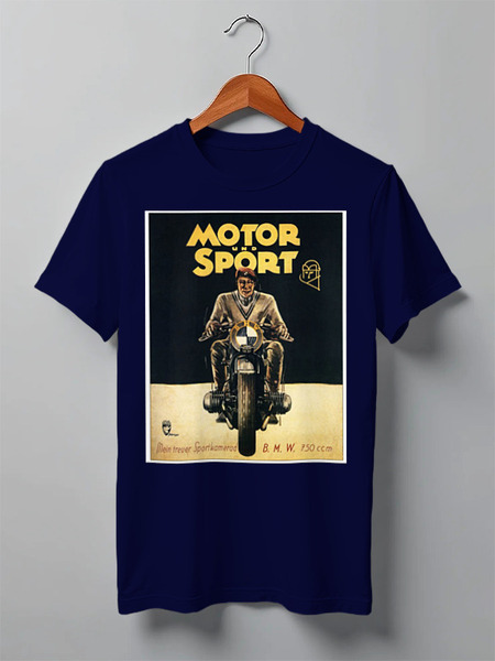 Футболка Motor Sport (Синий)