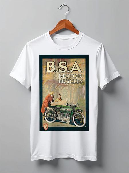 Футболка B.S.A. Motor Bicycles (Белый)