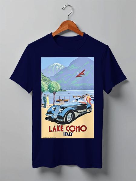 Футболка Lake Como Italy (Синий)