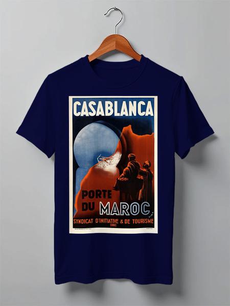 Футболка Casablanca — Porte du Maroc (Синий)