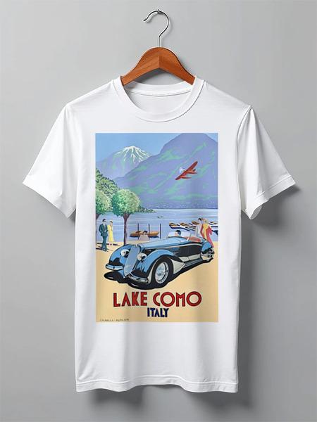 Футболка Lake Como Italy (Белый)